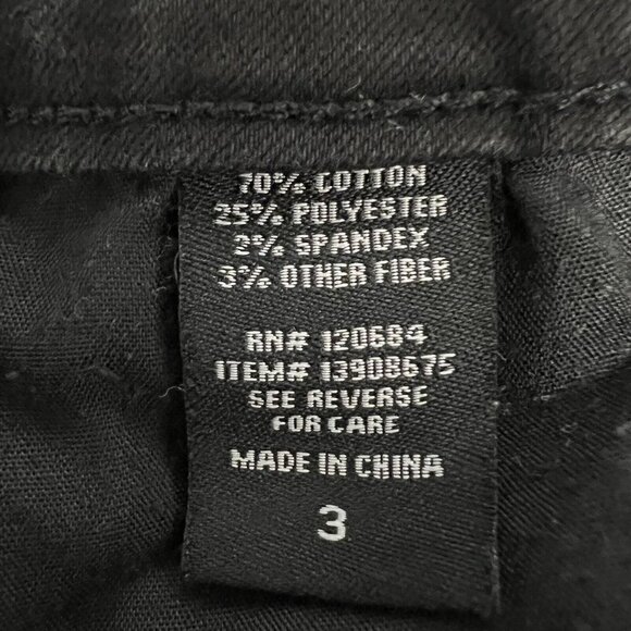 HT Denim Womens Black Hi-Rise Super Skinny Distressed Jeans Size 3 - Picture 9 of 9